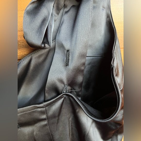 NWT Urban Outfitters Double Bow Satin Mini Dress - Picture 4 of 5